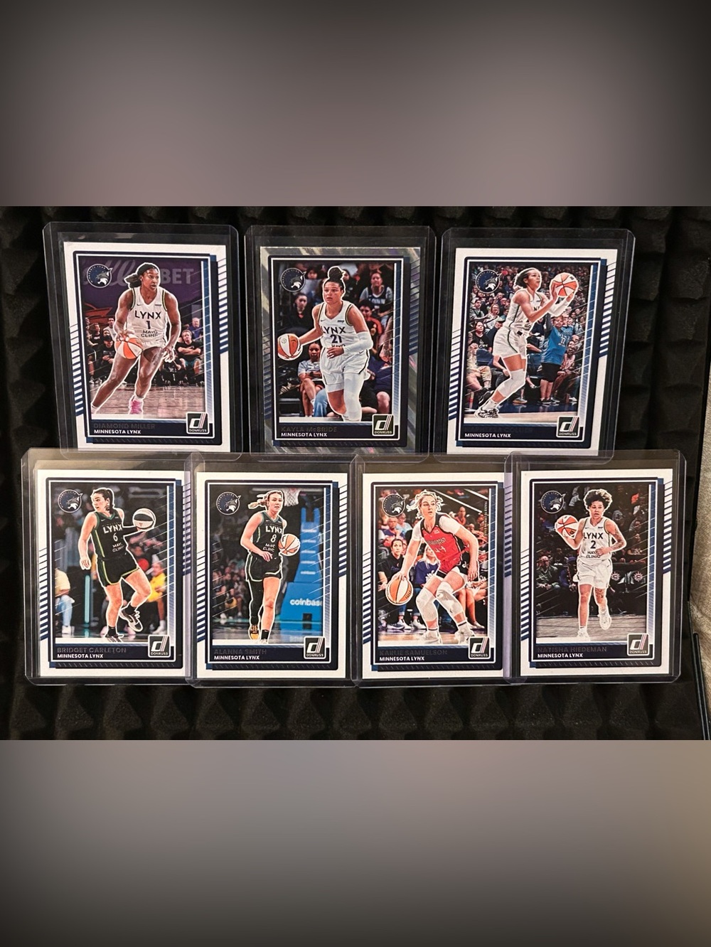 Minnesota Lynx 2025-26 WNBA Panini DONRUSS Basketball set of 7